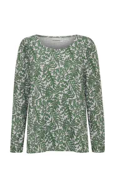 Soft blouse 1 - green mix