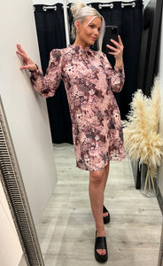 Elza dress - flower blush