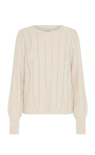Molli pullover 1 - oatmeal melange