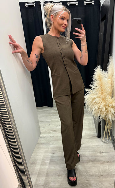 LOVE1343 - brown melange