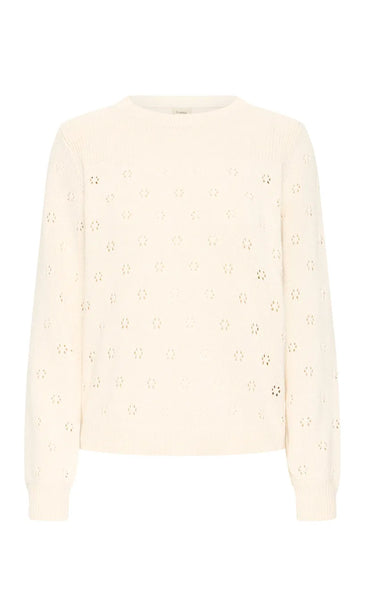 Katlin pullover 1 - whisper white