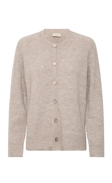 Elise cardigan 2 - moon rock melange