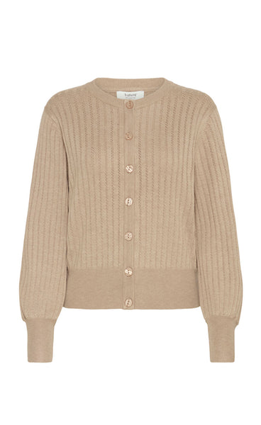 Morla cardigan - humus melange
