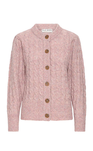 Shaila cardigan - ash rose melange