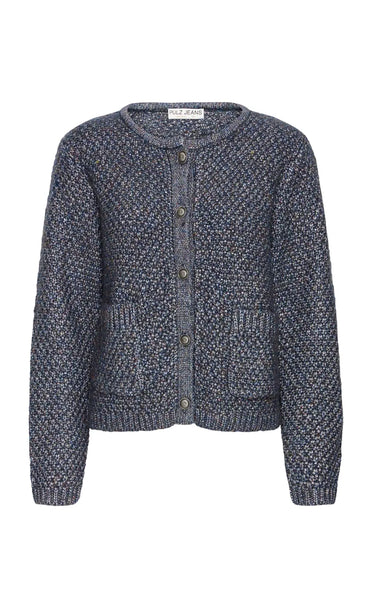 Catalina cardigan - dark blue lurex melange