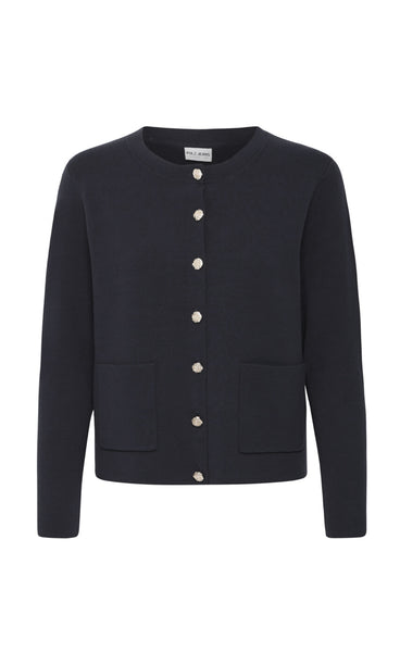 Sara short cardigan - black