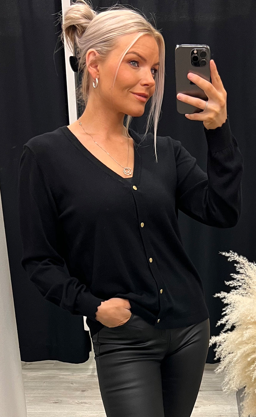 Blume cardigan 10 - black