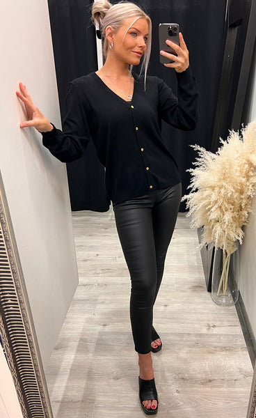 Blume cardigan 10 - black