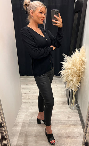 Blume cardigan 10 - black