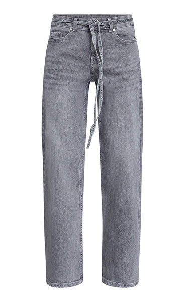 Onea belt jeans - grey wash