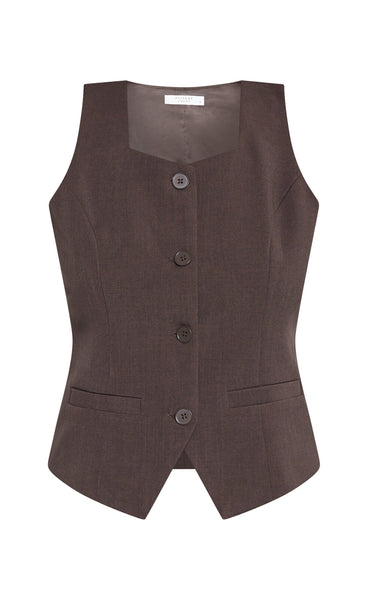 Gema vest - chocolate