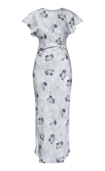 Gista dress - grey/flower