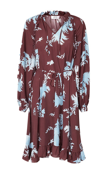 LOVE1434 - bordeaux/leaf