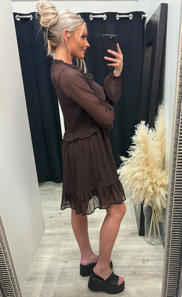 Usar dress - mohogany