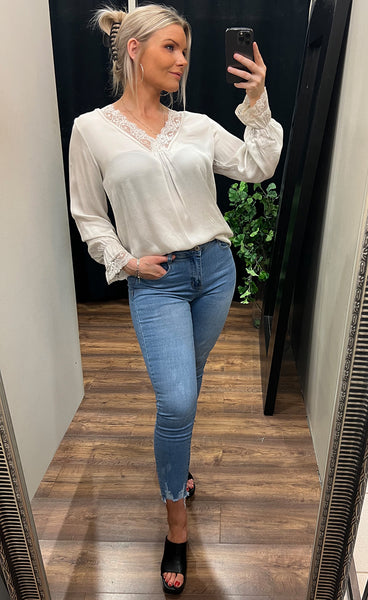 Whitney blouse - antique white