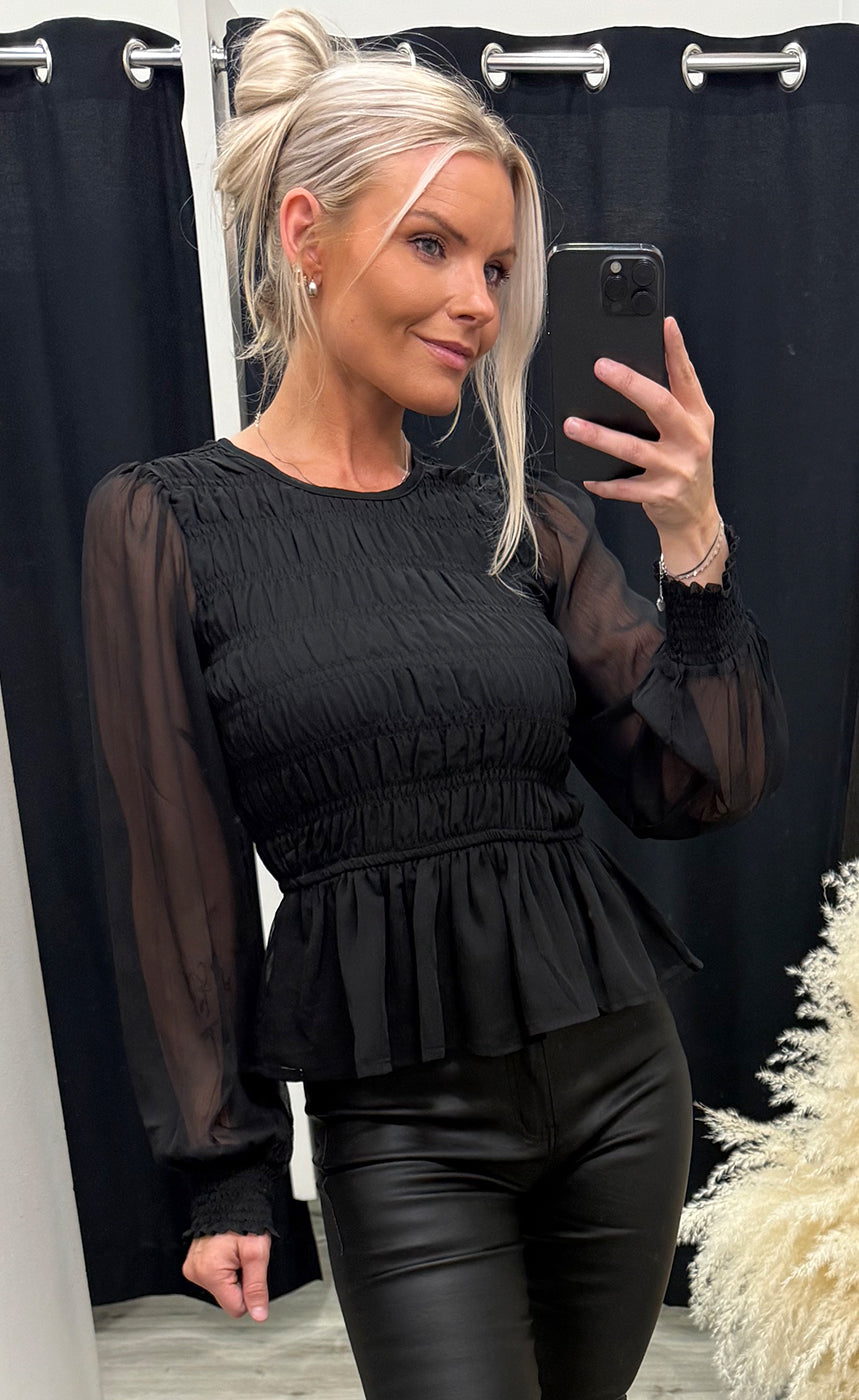 Uda blouse - black