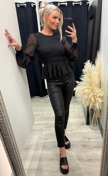 Uda blouse - black