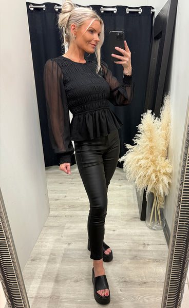 Uda blouse - black
