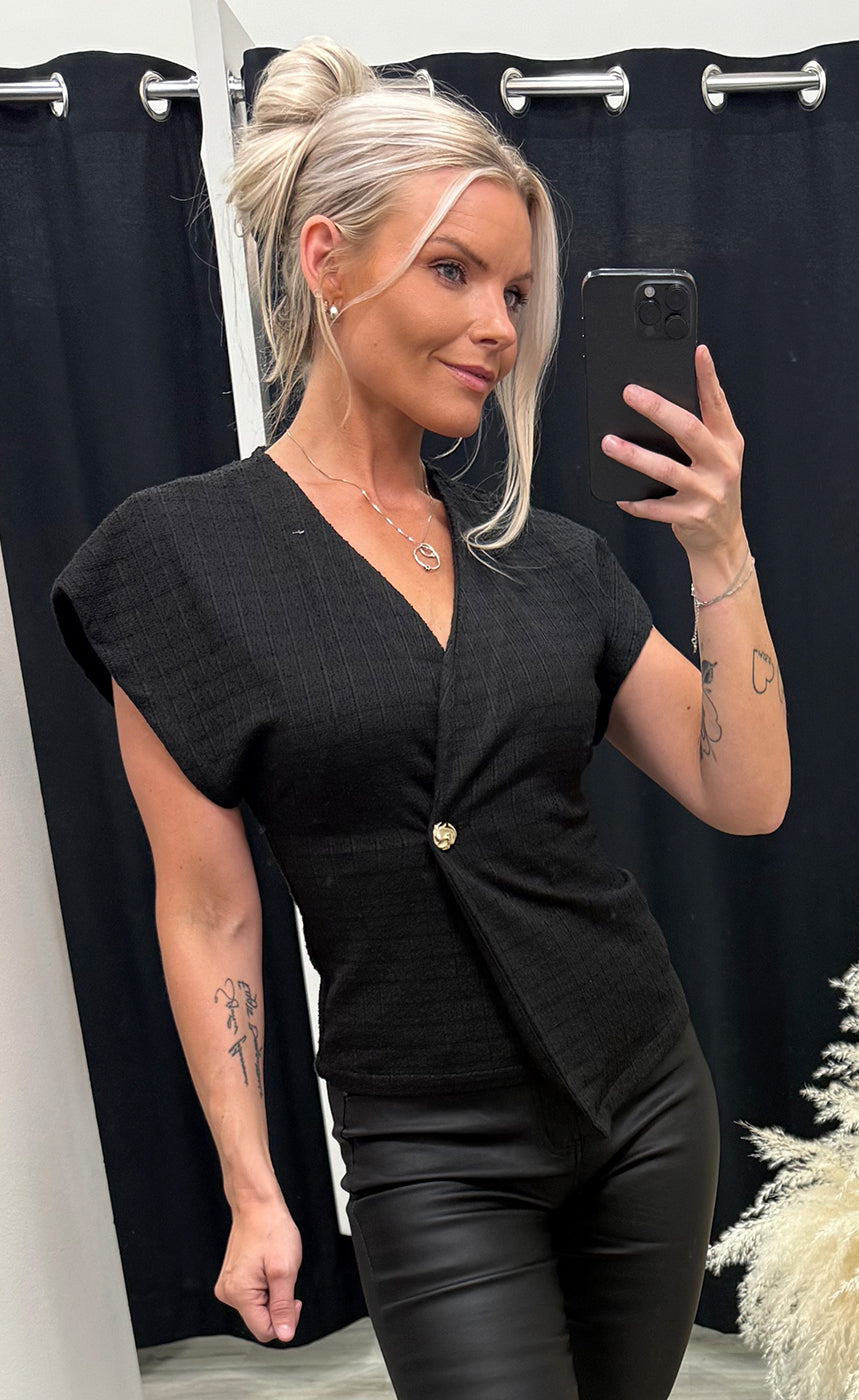 Evela vest - black