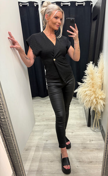 Evela vest - black