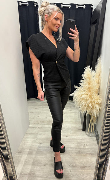 Evela vest - black