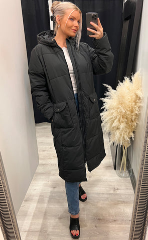 Rubina puffy coat PLUS - black