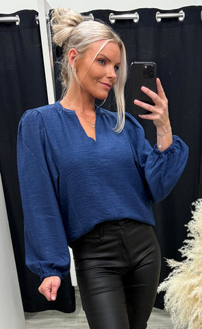 Kaitlyn blouse - irish blue