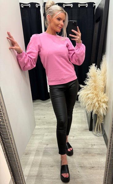 Gloria sweatshirt - mauve pink