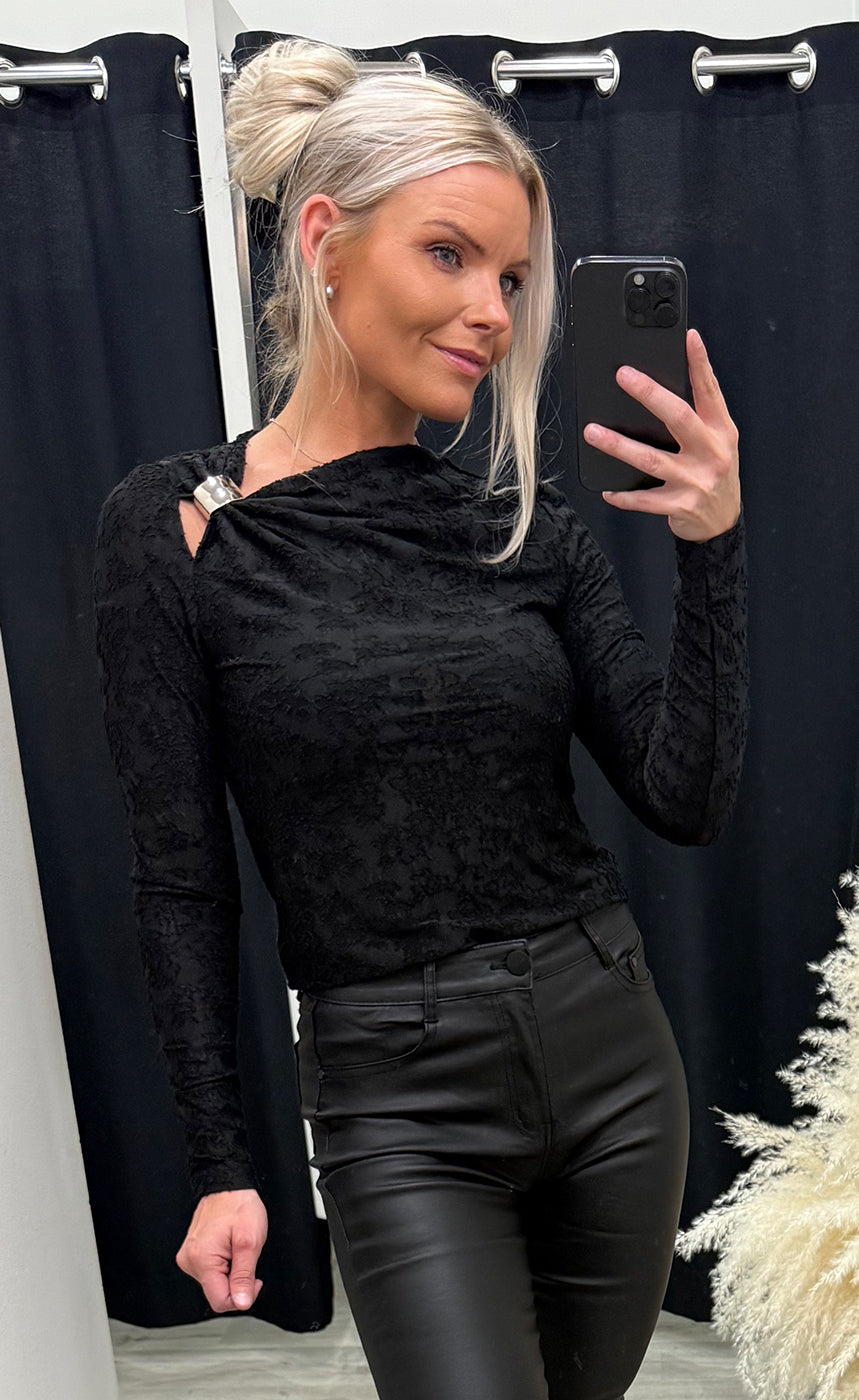 Vieda longsleeve - black