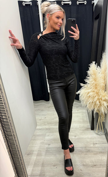 Vieda longsleeve - black