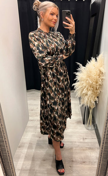 Carla dress - green