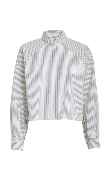 Kamari shirt - whitecap stripe
