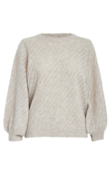 Jill knit pullover - sand