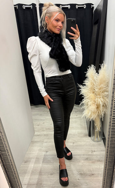 Victoria loðkragi - black