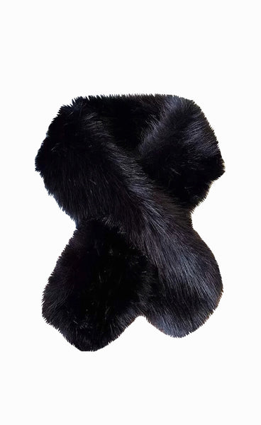 Victoria loðkragi - black