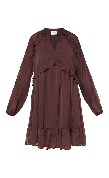 Usar dress - mohogany