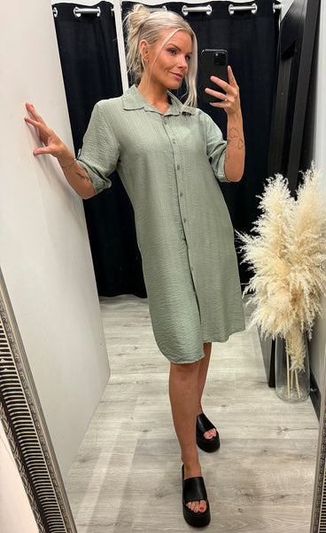 Caitlin dress - army