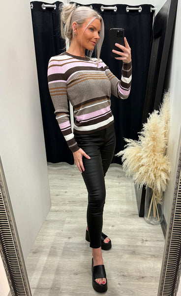 Nukitti pullover - taupe gray