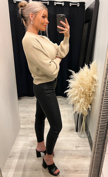 Acentia rachelle pullover - oatmeal melange