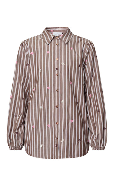 SP Istea shirt - brown stripes