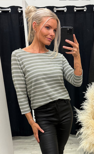 Josie tee 4 - smokey stripe