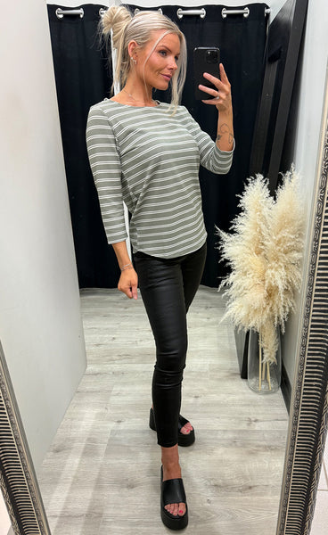 Josie tee 4 - smokey stripe