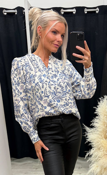 Abrina blouse - della robbia blue