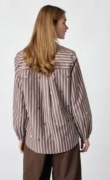 SP Istea shirt - brown stripes
