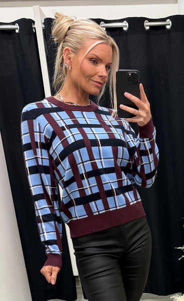 NÜMPH Nusisla pullover - azurine