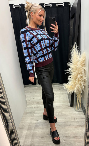 NÜMPH Nusisla pullover - azurine