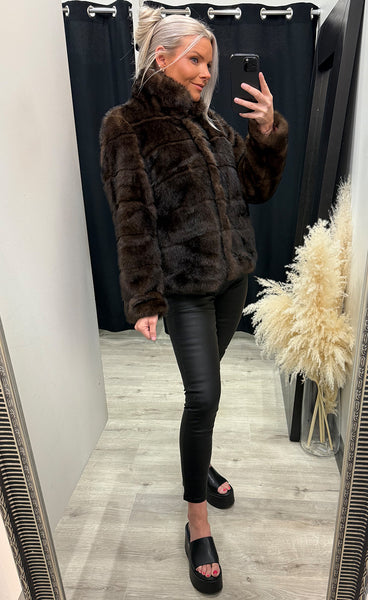 Nuwindall jacket - black coffee
