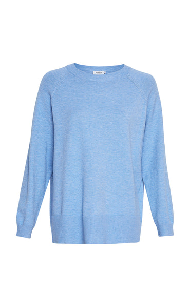 Sardia rachelle pullover - azurine melange