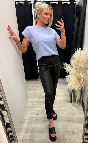 Alva organic std tee - thistle down