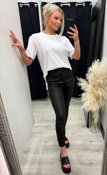 Terina organic tee - bright white